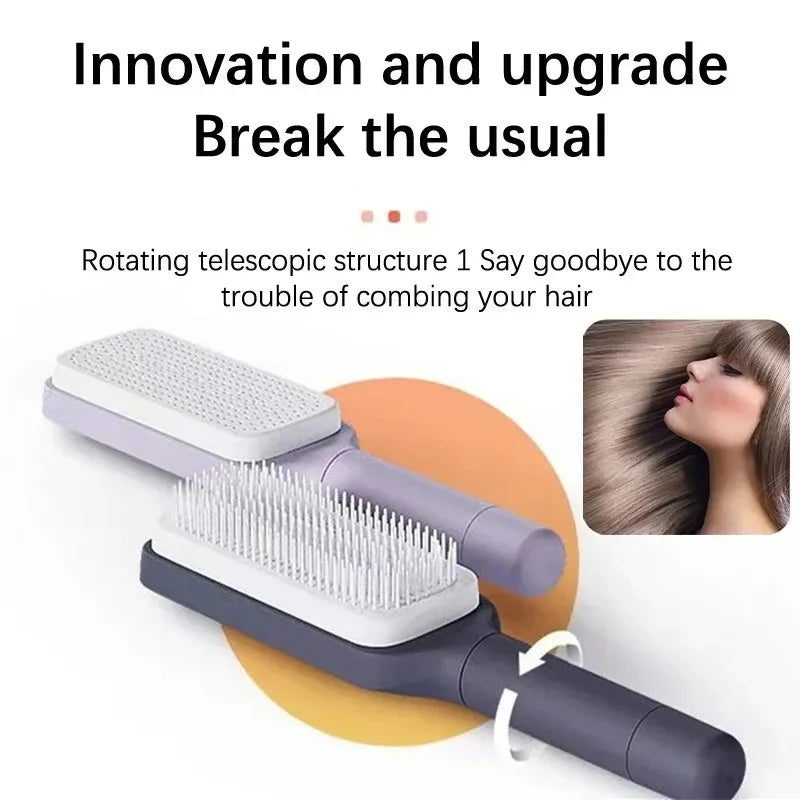 Essentivoo™ Self-Cleaning Hairbrush